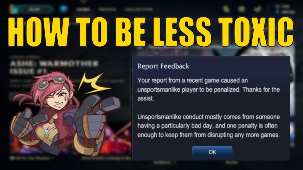 How to Avoid Becoming a Toxic Player